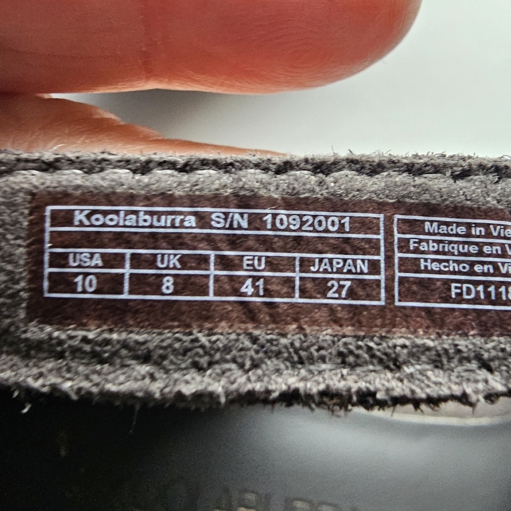 Koolaburra by UGG sandals gray Ashlyn suede open tie 10 comfortable - Picture 9 of 9